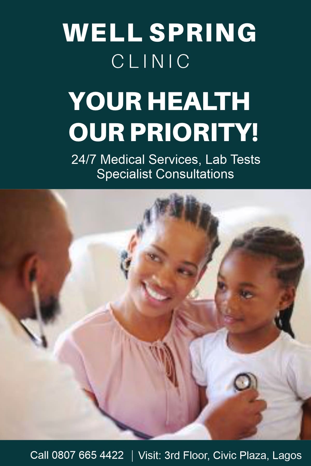 Banner Ad designed for chuch event marketing in Abuja